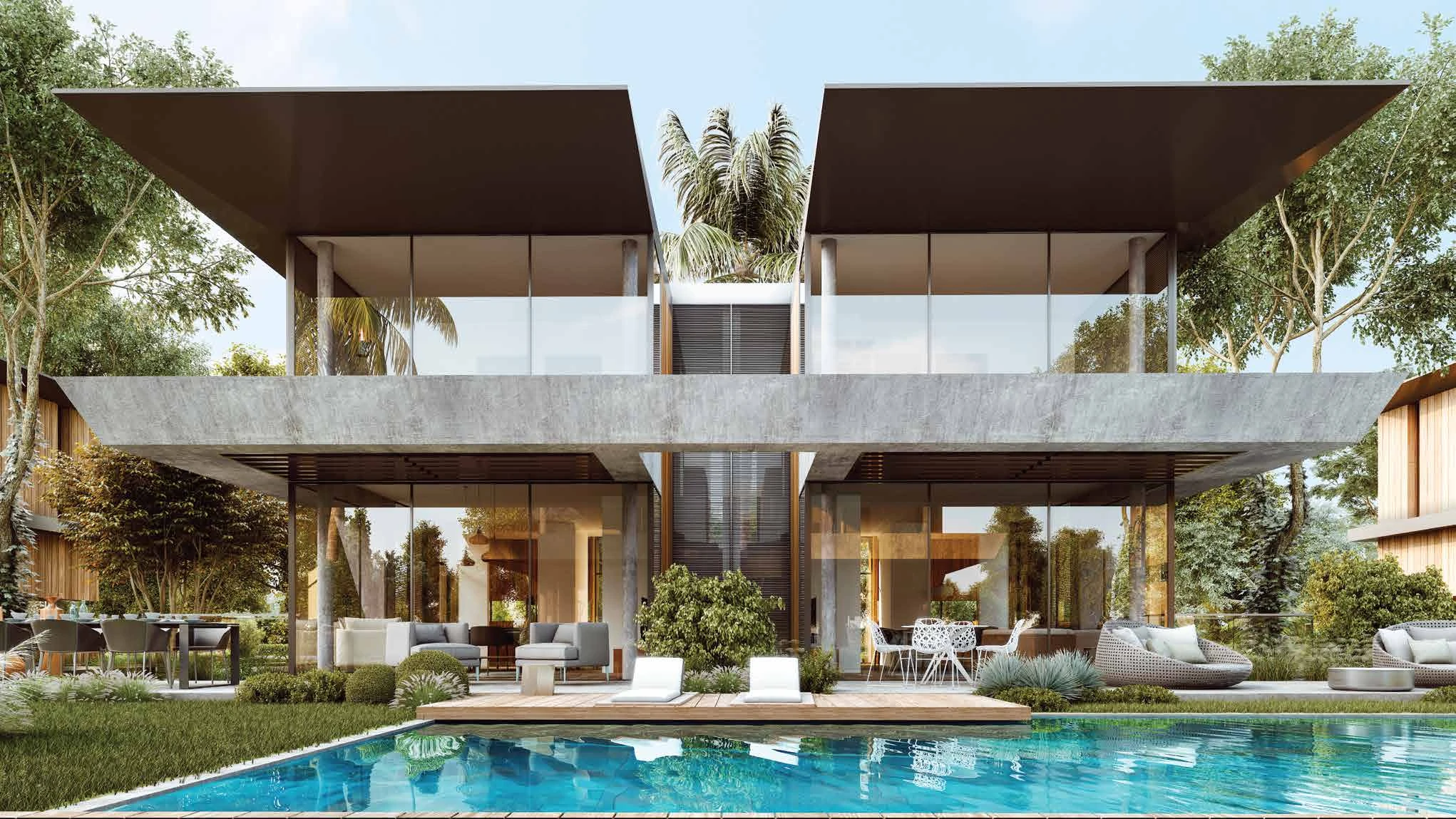 Folkart Ilıca Çeşme — i̇kiz villa ve havuz